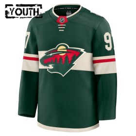 Minnesota Wild Fanatics Premium Kirill Kaprizov 2024-25 Heim Grün Trikot - Kinder